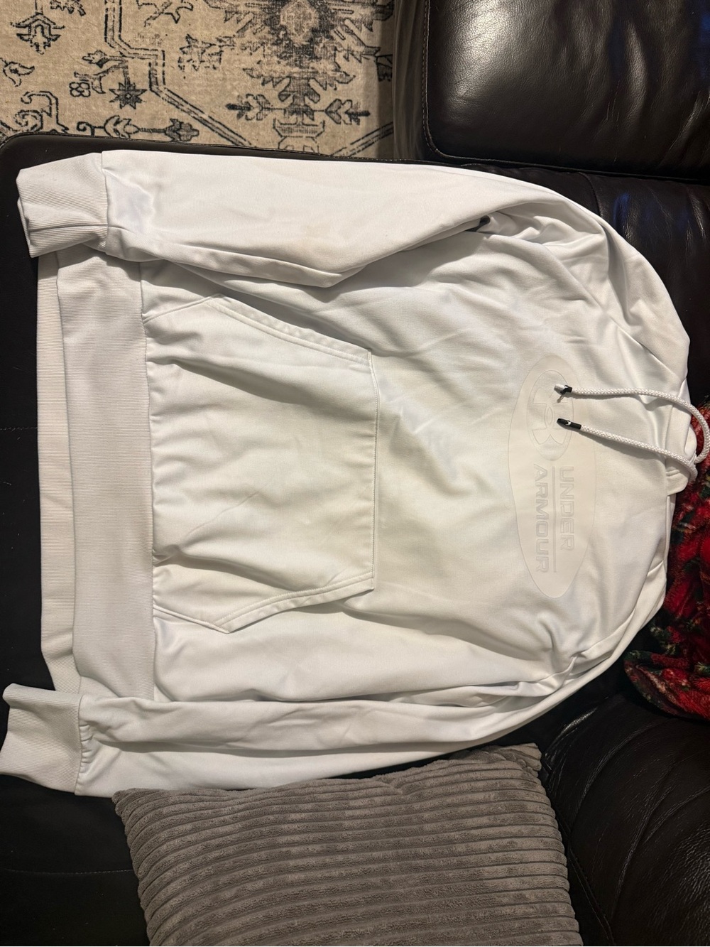 Under Armour White Crewneck Sweatshirt